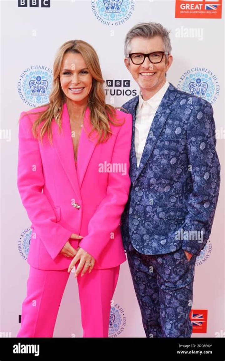 Amanda Holden and Gareth Malone backstage at the Coronation Concert held in the grounds of Windsor Castle, Berkshire, to celebrate the coronation of King Charles III and Queen Camilla. Coronation Concert at Windsor Castle, UK - 07 May 2023