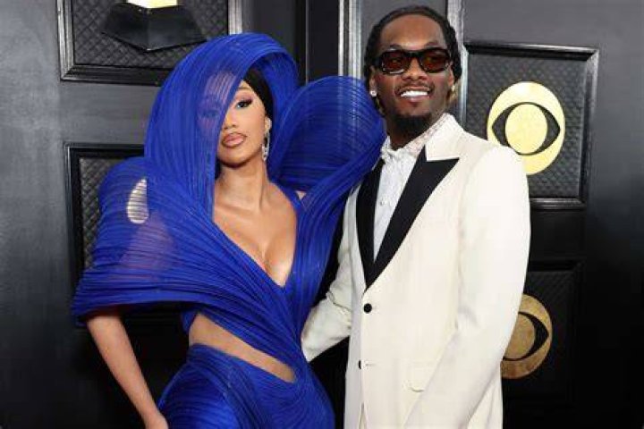 Cardi B & Offset at 2018 AMAs