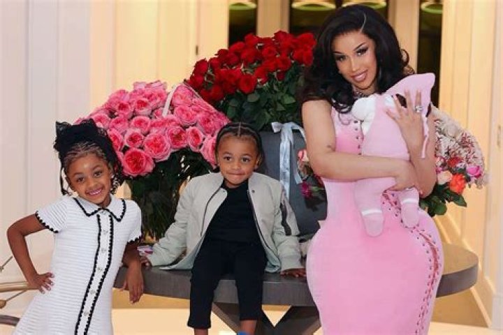 Cardi B, Offset & daughter Kulture in LA