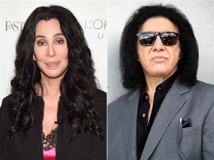 Cher and Gene Simmons