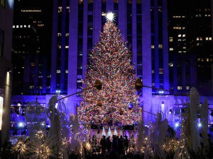 CHRISTMAS IN ROCKEFELLER CENTER -- Pictured: "Christmas in Rockefeller Center" Logo -- (Photo by: NBC)