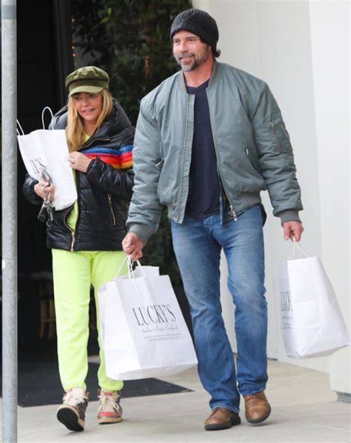 Denise Richards and Aaron Phypers outside Craig's Restaurant in West Hollywood Celebrities out and about, Los Angeles, USA - 14 Mar 2019