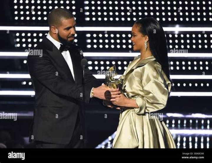 Drake, left, presents the Michael Jackson Video Vanguard Award to Rihanna at the MTV Video Music Awards at Madison Square Garden in New York. Rihanna thanked Drake on Instagram, for his presentation, calling the rapper's speech "touchingPeople Rihanna, New York, USA - 2 Sep 2016
