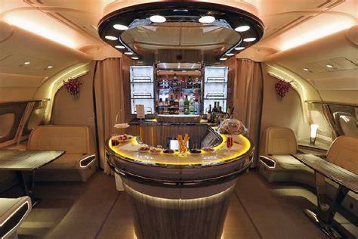 Emirates A380 Onboard Lounge