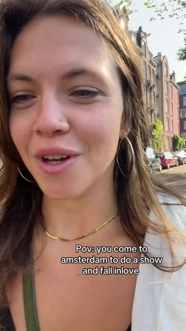 Hannah Brown In Amsterdam