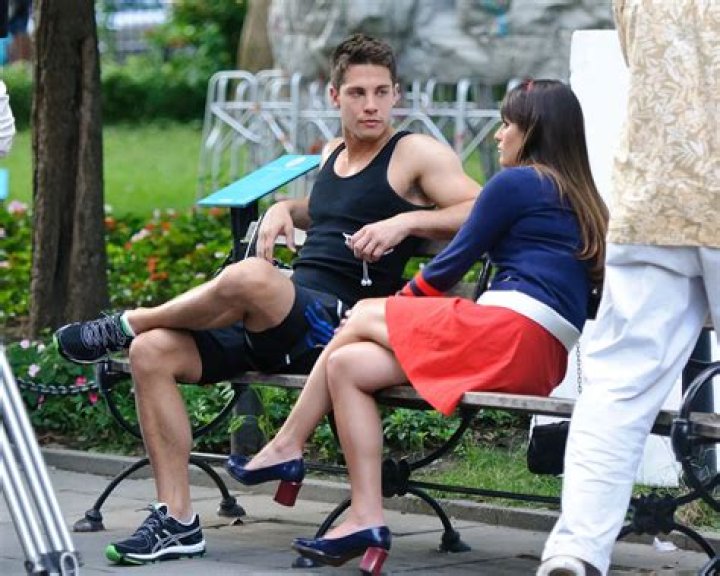 Lea Michele and Dean Geyer