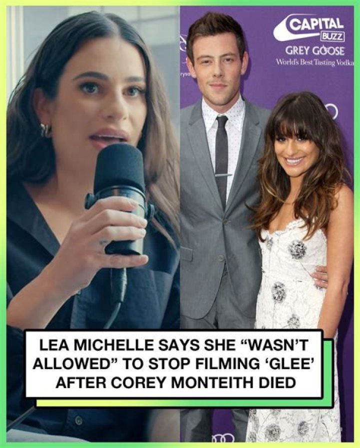 lea michele corey monteith