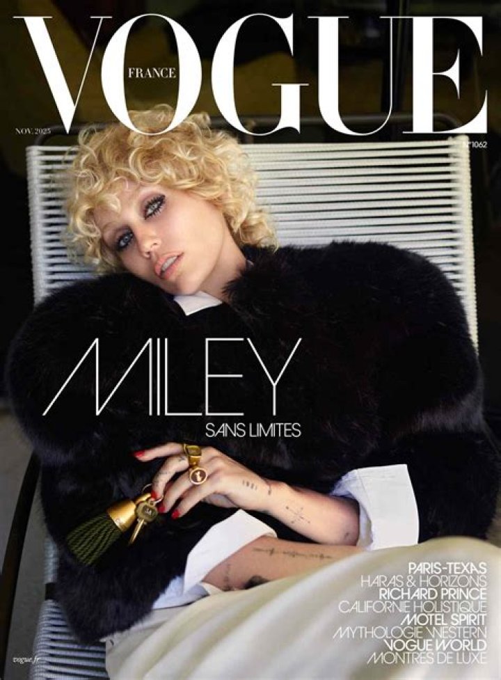 Miley Cyrus on the cover of W magazine