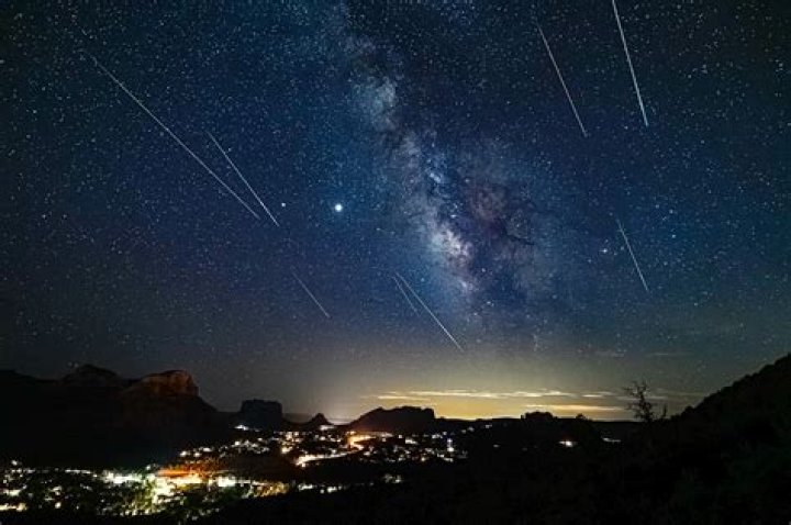 Perseid meteor shower, Spruce Knob, West Virginia, USA &ndash; 12 Aug 2016
