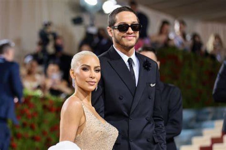Pete Davidson and Kim Kardashian Costume Institute Benefit celebrating the opening of In America: An Anthology of Fashion, Arrivals, The Metropolitan Museum of Art, New York, USA - 02 May 2022