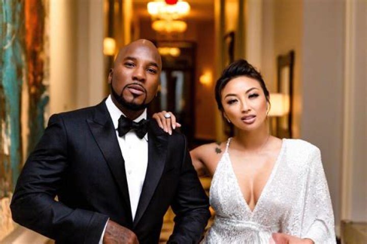 Rapper Jeezy and Jeannie May in pink power suit snuggle outside Pamella Roland during New York Fashion Week in New York City Pictured: Jeezy,Jeannie Mai Ref: SPL5146948 070220 NON-EXCLUSIVE Picture by: Christopher Peterson / SplashNews.com Splash News and Pictures USA: +1 310-525-5808 London: +44 (0)20 8126 1009 Berlin: +49 175 3764 166 World Rights