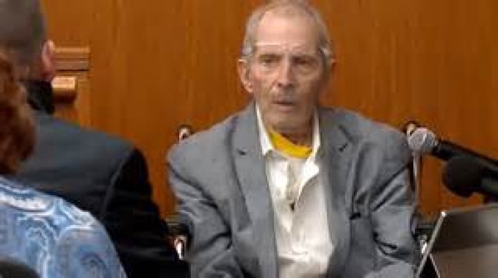 Robert Durst at his trial sentencing