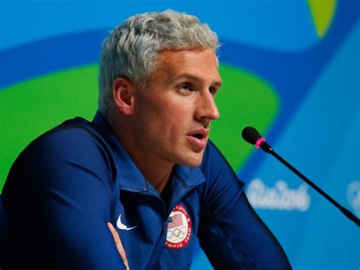 Ryan Lochte Speaking At A Press Conference