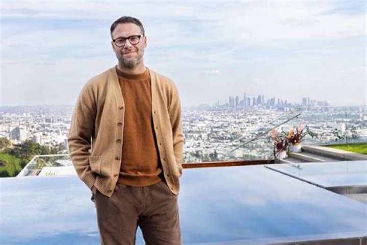 Seth Rogen, Producer, from 'Long Shot' speaking at Lionsgate's CinemaCon presentation at the Colosseum at Caesar's Palace Lionsgate CinemaCon Presentation at the Colosseum at Caesar's Palace, Las Vegas, USA - 04 Apr 2019
