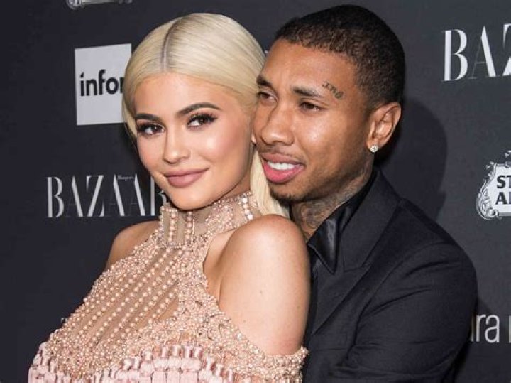 Tyga & Kylie Jenner At Harper&rsquo;z Bazaar&rsquo;s ICONS Party In 2016