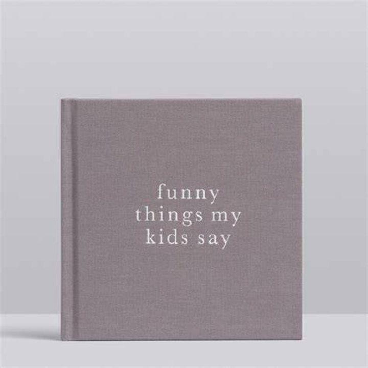 Write To Me Funny Things My Kids Say, $24.95, writetomeshop.com
